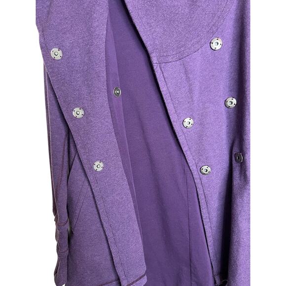 LULULEMON Gratitude Wrap Sweater Cardigan in Purple Women’s Size 4 - Picture 10 of 16